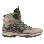 Lowa Wanderschuhe Maddox Mid GTX (All-Terrain, Textil/Synthetik, wasserdicht) braun/altrosa Damen