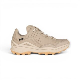 Lowa Wanderschuhe Maddox Pro LT GTX LO (Nubukleder, wasserdicht) beige Damen