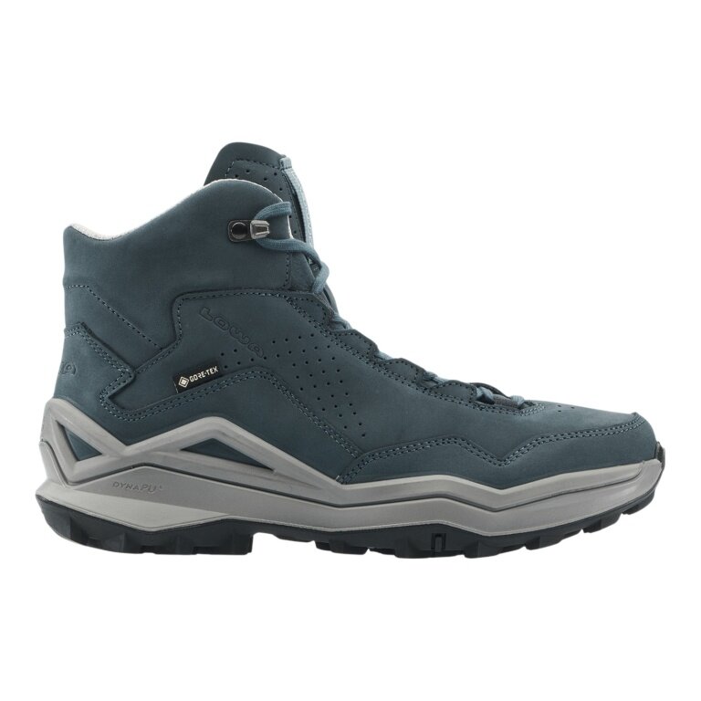 Lowa Wanderschuhe Maddox Pro LT GTX MID (Nubukleder, wasserdicht) schieferblau/grau Damen