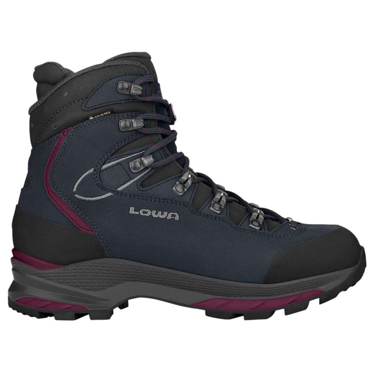 Lowa Wanderschuhe Mauria Evo GTX (Nubukleder) 2025 navyblau/braun Damen