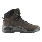 Lowa Wanderschuhe Renegade EVO LL Mid (All-Terrain, Nubukleder) dunkelbraun/schwarz Herren