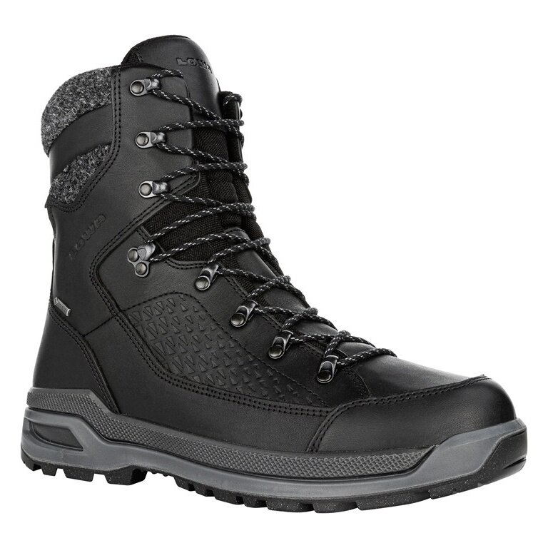 Lowa Wanderschuhe Renegade Evo Ice GTX (Winter, Glattleder, wasserdicht) schwarz Herren
