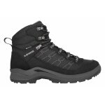 Lowa Wanderschuhe Taurus Pro Mid GTX (All-Terrain, Veloursleder/Textil, wasserdicht) 2024 schwarz Damen