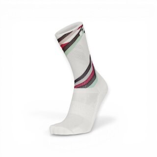 Lowa Wandersocke ATR QC Crew (Polyamid) weiss/lila - 1 Paar