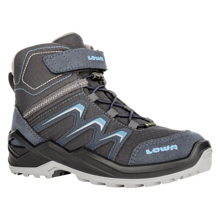 Lowa Winterschuhe Maddox Warm Mid GTX (Textil/Synthetik, wasserdicht) 2024 stahlblau Kleinkinder
