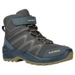 Lowa Winterschuhe Maddox Warm Mid GTX (Textil/Synthetik, wasserdicht) 2024 petrol/senf Kleinkinder