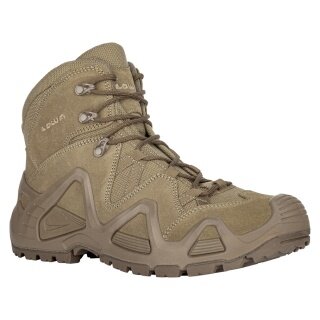 Lowa Military-Stiefel Arbeitsschuhe Zephyr MID TF (Veloursleder) 2025 coyote OP braun Herren