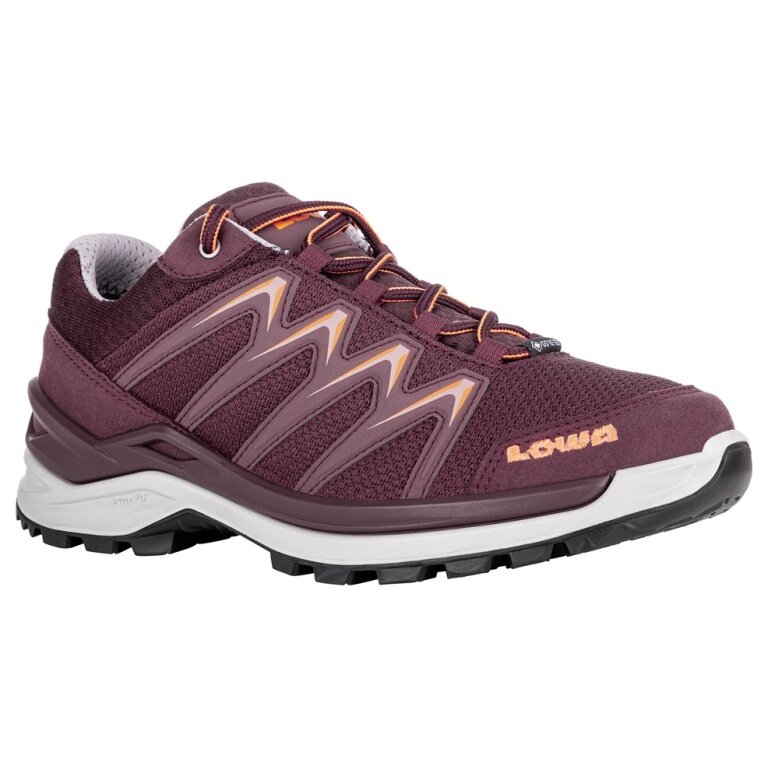 Lowa Wander-Travelschuhe Innox Pro Low GTX (All-Terrain, Synthetik/Textil, wasserdicht) 2025 merlot/rose Damen