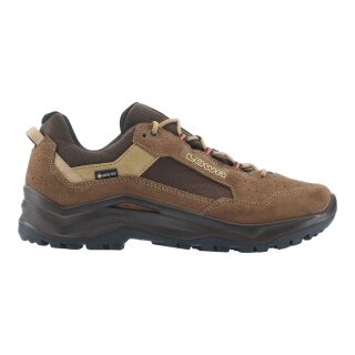 Lowa Wanderschuhe Ventierra LO GTX (Veloursleder/Textil, wasserdicht) humus/braun Herren