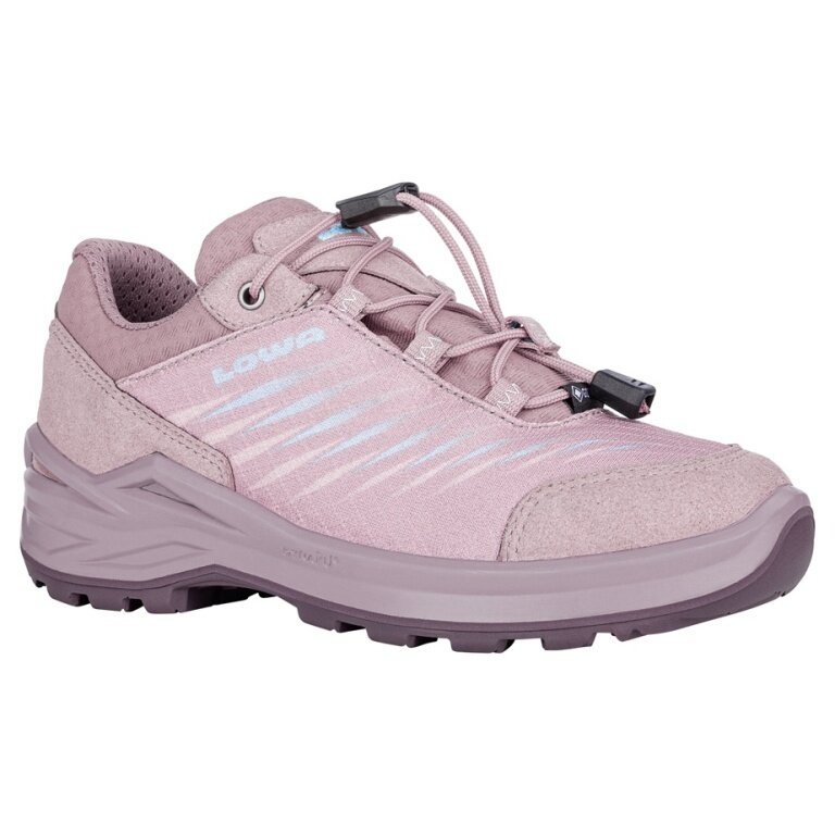 Lowa Wanderschuhe Zirrox Low II GTX Junior (Multifunktion, wasserdicht) 2025 altrosa/rose Mädchen