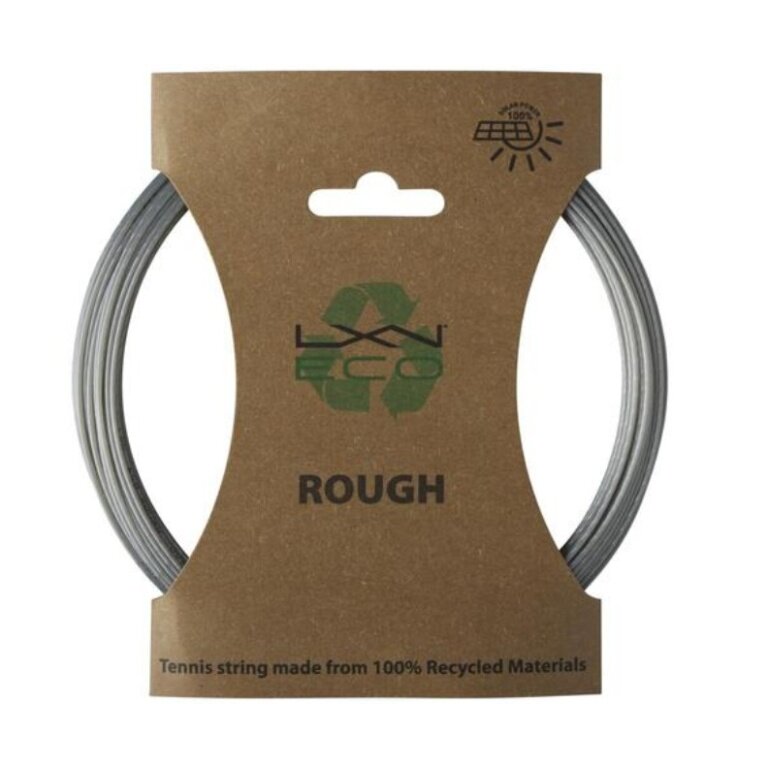Luxilon Tennissaite Eco Rough 1.25 (Spin+Haltbarkeit) grau 12m Set
