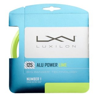 Luxilon Tennissaite Alu Power LE 1.25 limegrün 12m Set