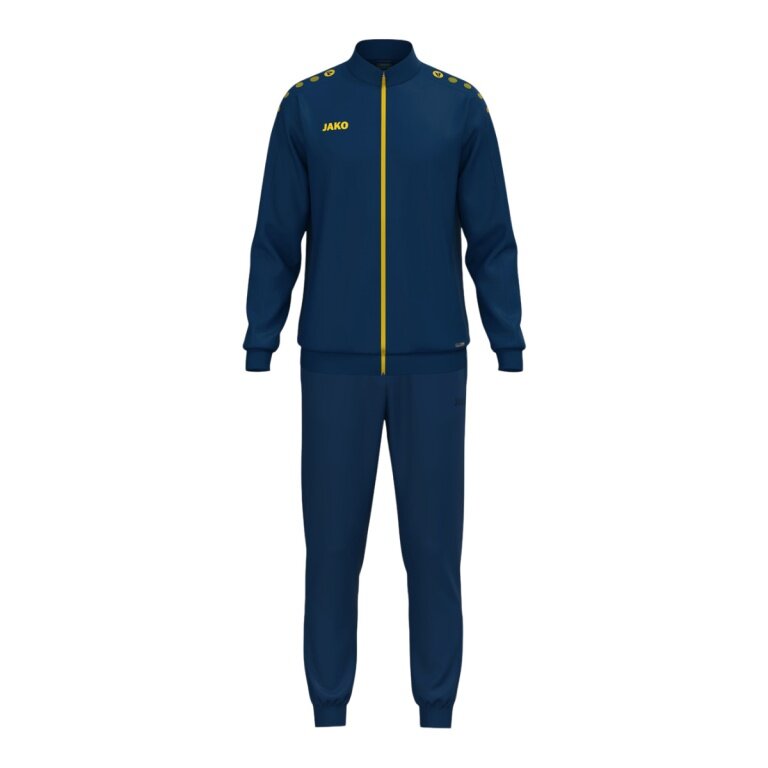 JAKO Trainingsanzug (Polyesteranzug) One - 100% rec. Polyester - navyblau/gelb Jungen