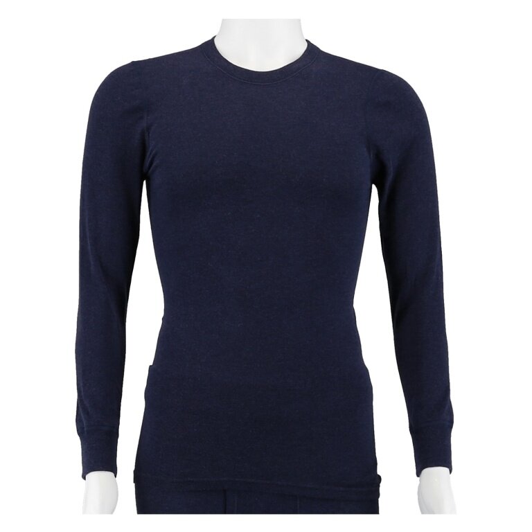 Medima Unterwäsche Langarmshirt Hemd (Angora und Baumwolle) blau Herren (Gr. M)
