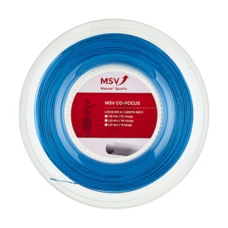 MSV Tennissaite Co Focus (Haltbarkeit+Kontrolle) hellblau 200m Rolle