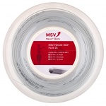 MSV Tennissaite Focus Hex Plus 25 (Haltbarkeit+Spin) weiss 200m Rolle