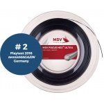 MSV Tennissaite Focus Hex Ultra (Spin+Spannungskonstanz) schwarz 200m Rolle