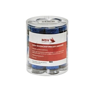 MSV Overgrip Prespi Absorb 0.6mm (Schweissabsorption/Komfort) dunkelblau 24er Box