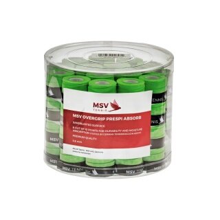 MSV Overgrip Prespi Absorb 0.6mm (Schweissabsorption/Komfort) grün 60er Box