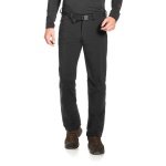 Maier Sports Outdoor-Softshellhose Winter Tech (warmes Fleece-Material) lang schwarz Herren