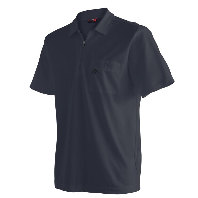 Maier Sports Wander-/Freizeit Polo Arwin 2.0 (atmungsaktiv, schnell trocknend) nachtblau Herren