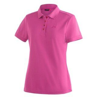 Maier Sports Wander-/Freizeit Polo Ulrike (100% Polyester) pink Damen