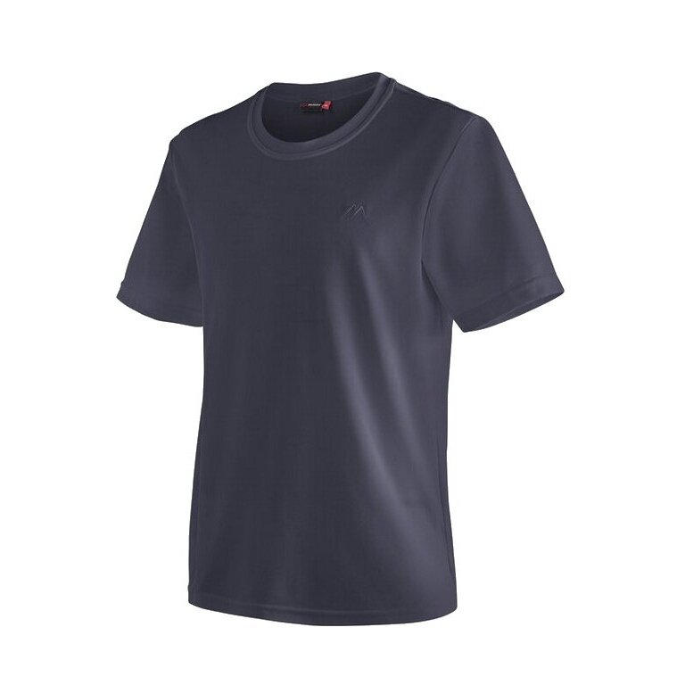 Maier Sports Funktions-Tshirt Walter (Polyester, Feuchtigkeitstransport) nachtblau Herren
