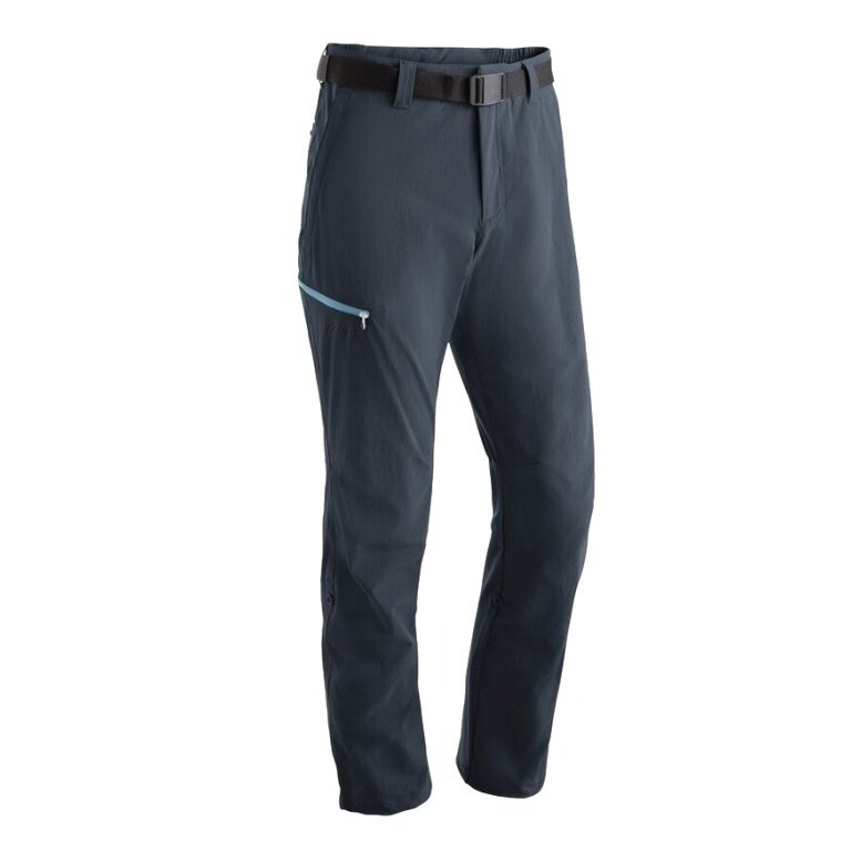 Maier Sports Funktions-Wanderhose Nil (Testsieger Wanderqualität) lang graphitegrau/dunkelblau Herren