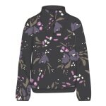 Maloja Fleecepullover MeltinaM (Half Zip, atmungsaktiv) schwarz/blume Damen