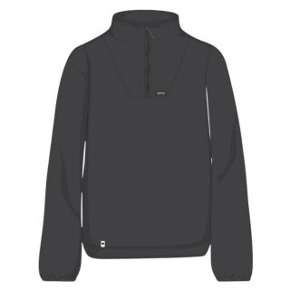 Maloja Fleecepullover MeltinaM (Half Zip, atmungsaktiv) schwarz Damen