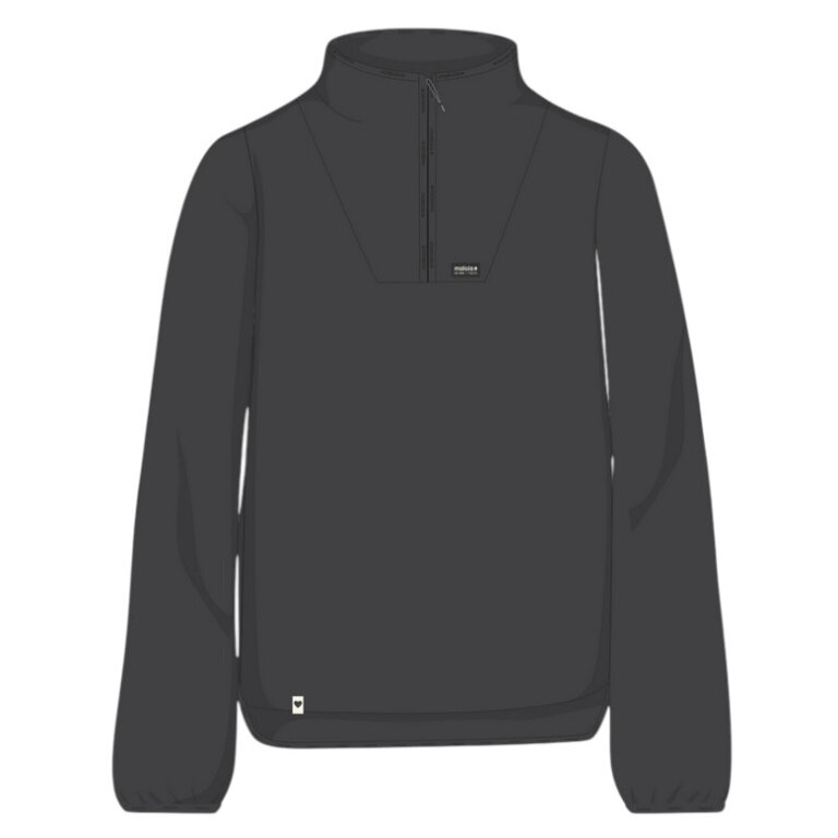 Maloja Fleecepullover MeltinaM (Half Zip, atmungsaktiv) schwarz Damen