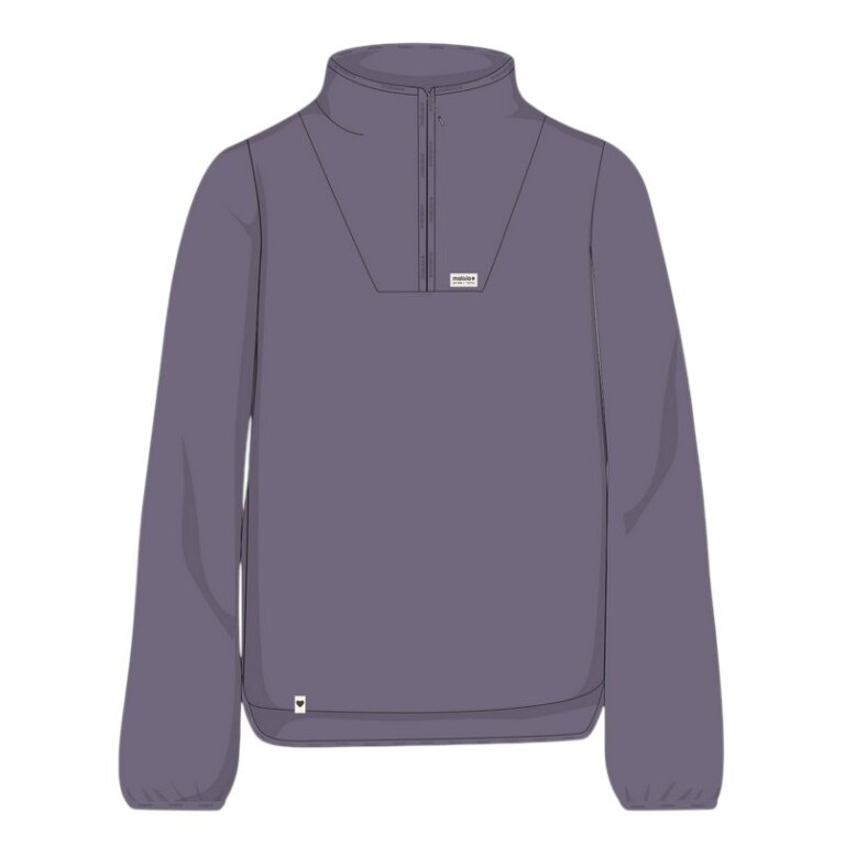 Maloja Fleecepullover MeltinaM (Half Zip, atmungsaktiv) purple Damen