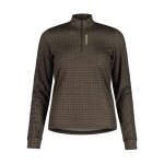 Maloja Halfzip-Langarmshirt SawangM Adventure Midlayer Shirt (warm, 4-Wege-Stretch) braun Damen