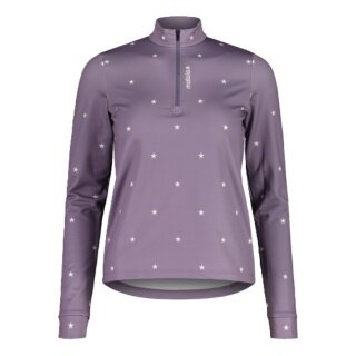 Maloja Halfzip-Langarmshirt SawangM Adventure Midlayer Shirt (warm, 4-Wege-Stretch) violett Damen