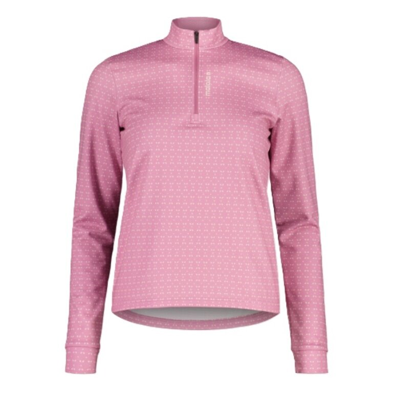 Maloja Halfzip-Langarmshirt SawangM Adventure Midlayer Shirt (warm, 4-Wege-Stretch) rosa Damen