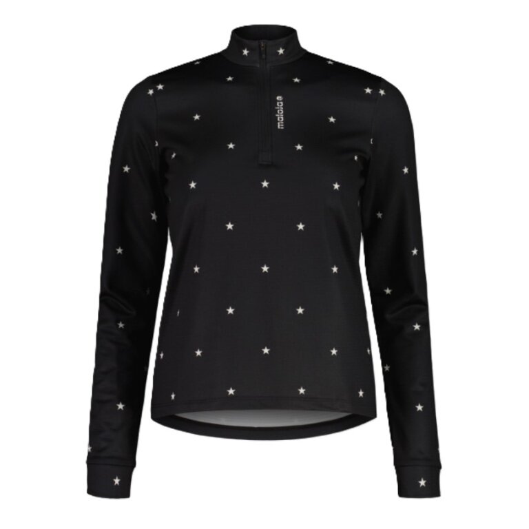 Maloja Halfzip-Langarmshirt SawangM Adventure Midlayer Shirt (warm, 4-Wege-Stretch) schwarz Damen