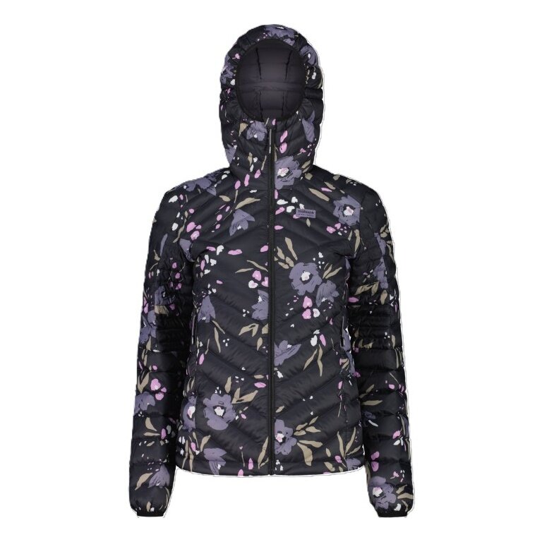 Maloja Isolationsjacke ArgenteraM Light Mountaineering ReDown (leicht, winddicht) schwarz/blume Damen