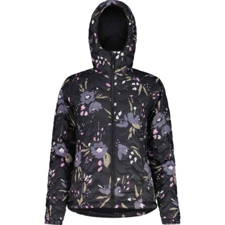Maloja Isolationsjacke ChrysanthenumM (Primaloft®-Bio-Isolierung, warm, winddicht) schwarz/blume Damen