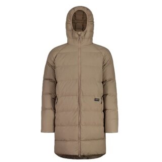 Maloja Winter-Daunenmantel MarzolaU Urban ReDown Coat (wärmend dank Daunenfüllung, winddicht) hellbraun Damen