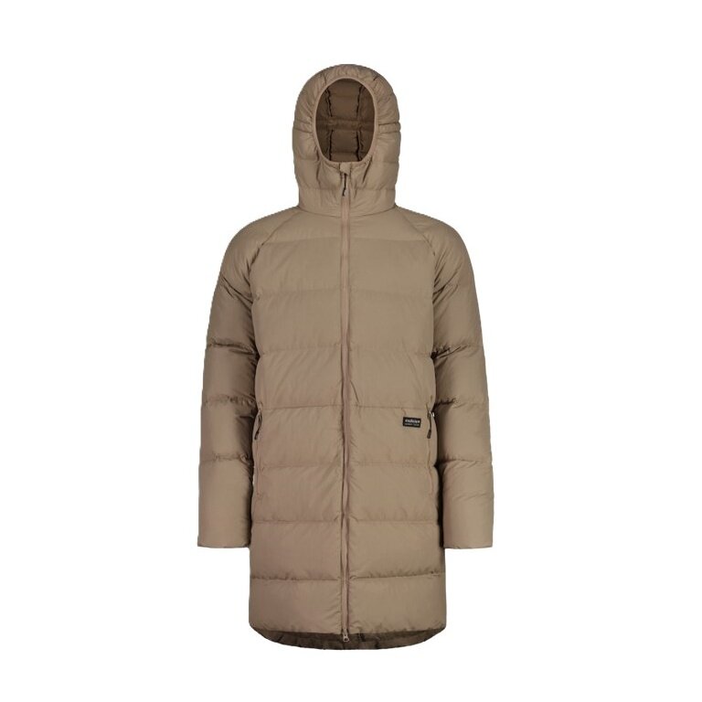 Maloja Winter-Daunenmantel MarzolaU Urban ReDown Coat (wärmend dank Daunenfüllung, winddicht) hellbraun Damen