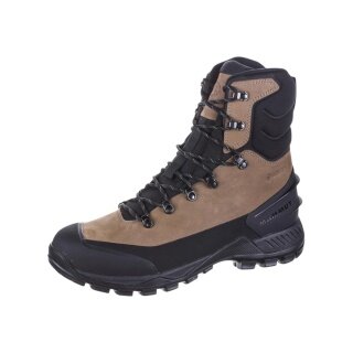 Mammut Winter-Wanderschuhe Blackfin Leather High GTX (Spaltleder, optimal für Eis/Schnee, wasserdicht) braun/schwarz Herren