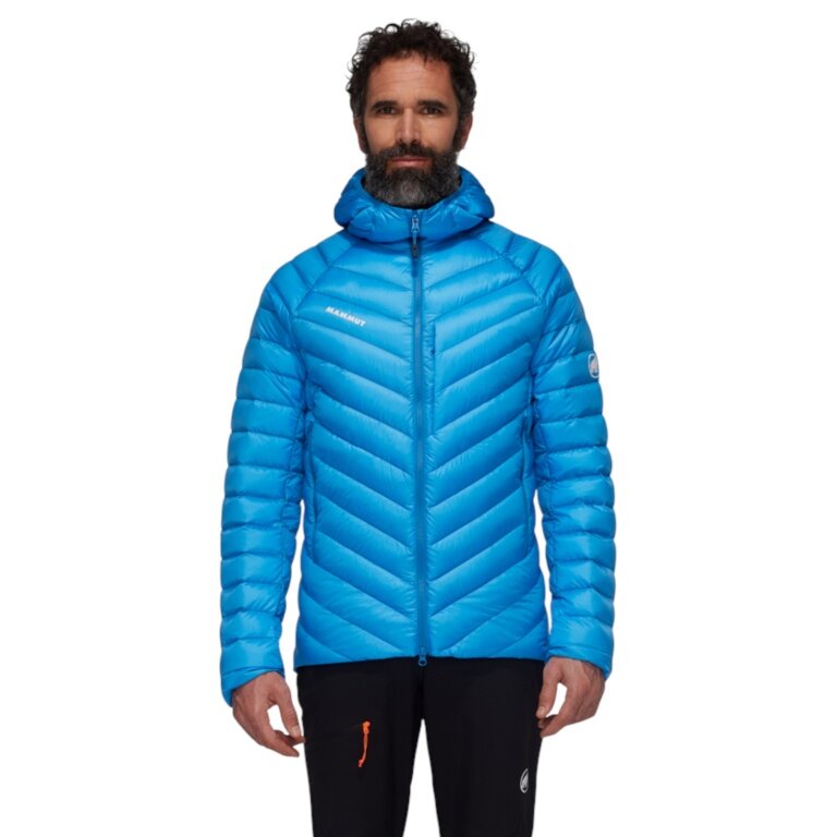 Mammut Winter-Daunenjacke Broad Peak Insulated Hooded (wärmend dank Daunenfüllung) 2025 blau Herren