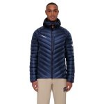Mammut Winter-Daunenjacke Broad Peak Insulated Hooded (wärmend dank Daunenfüllung) 2025 marineblau Herren