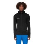 Mammut Fleecejacke Taiss Light ML Hooded (Midlayer, 4-Wege Stretch) schwarz Herren
