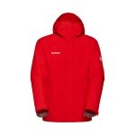 Mammut Hardshell-Wanderjacke Treeline Light HS Hooded (leicht, wasserdicht) rot Herren