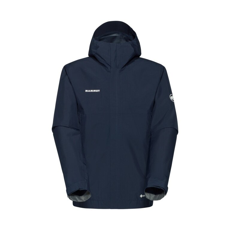 Mammut Hardshell-Wanderjacke Treeline Light HS Hooded (leicht, wasserdicht) marineblau Herren