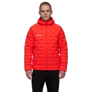 Mammut Isolations-Winterjacke Sander Insulated Hooded (wärmend dank Kunstfaserfüllung) rot Herren