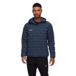 Mammut Isolations-Winterjacke Sander Insulated Hooded (wärmend dank Kunstfaserfüllung) navyblau Herren