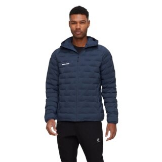 Mammut Isolations-Winterjacke Sander Insulated Hooded (wärmend dank Kunstfaserfüllung) navyblau Herren
