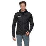Mammut Ganzjahres-Softshelljacke Ultimate VIII SO Hooded (3-Lagen, winddicht) schwarz Herren